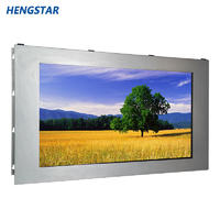 Big Size Sunlight Readable Touchscreen Lcd Monitor Ip65 Led Lcd Monitors With VGA+DVI inputs